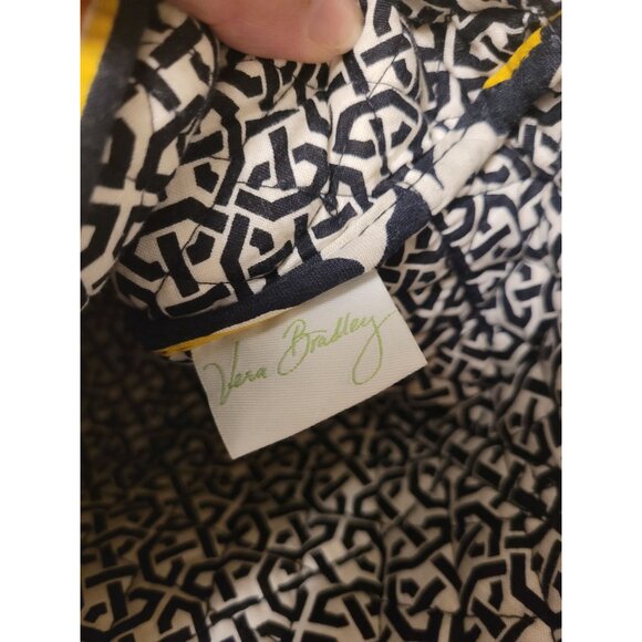 Vera Bradley Floral Quilted Tote Bag Inner Pocket Button Closure Cottage core - Picture 4 of 7